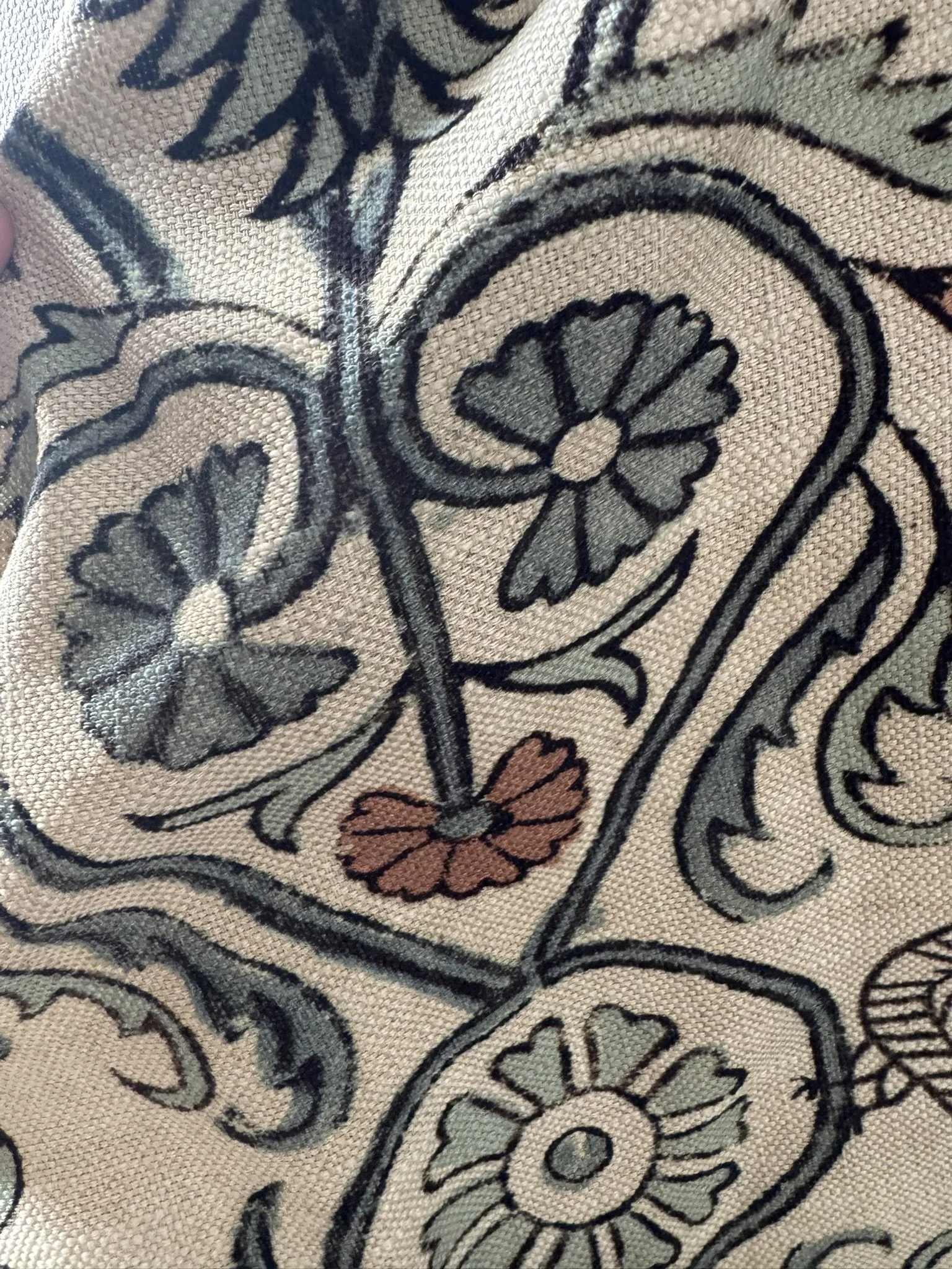 P Kaufman Sullana Silver Fabric