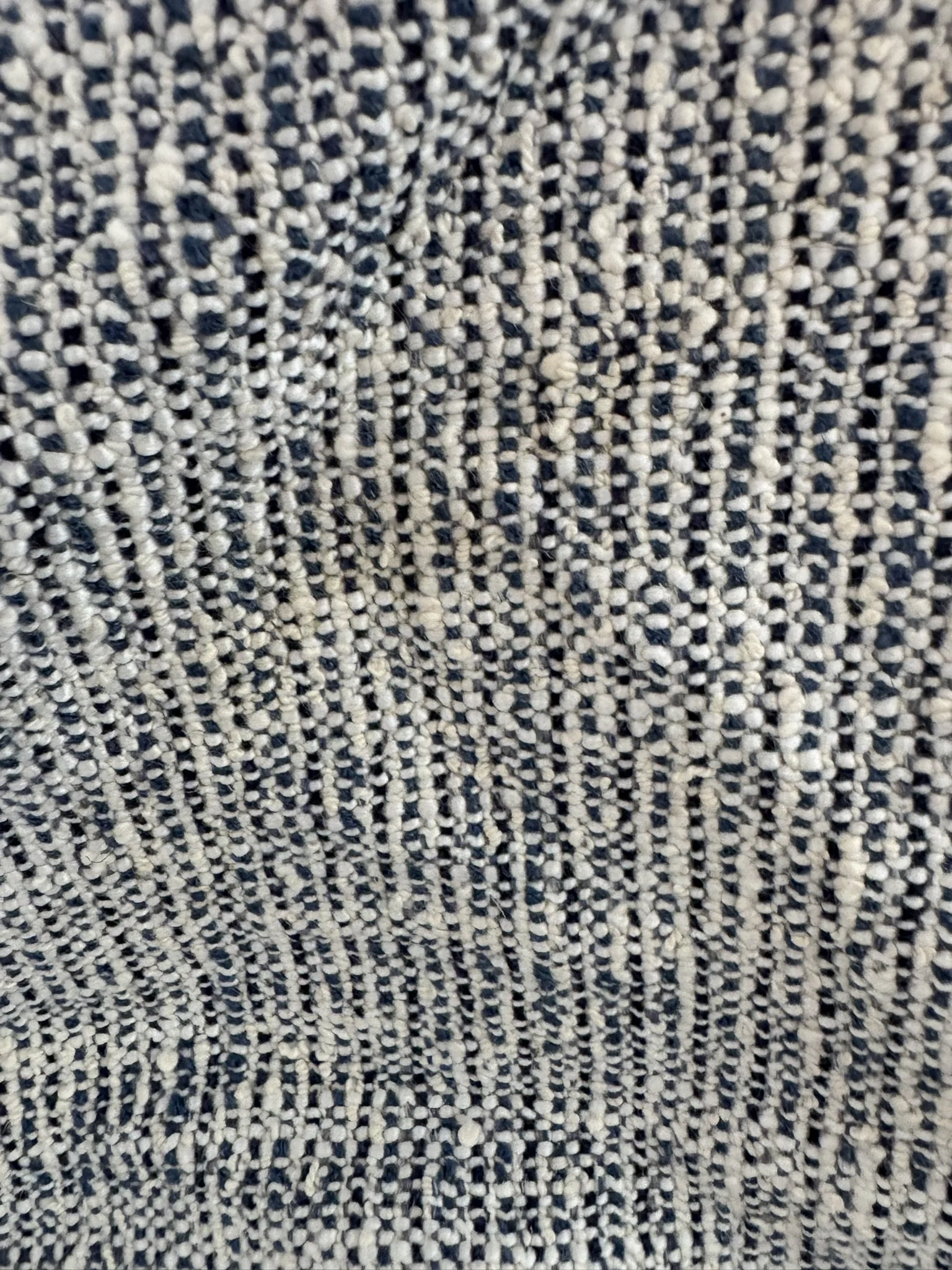 Schumacher Textured Handwoven Look Dima Indigo