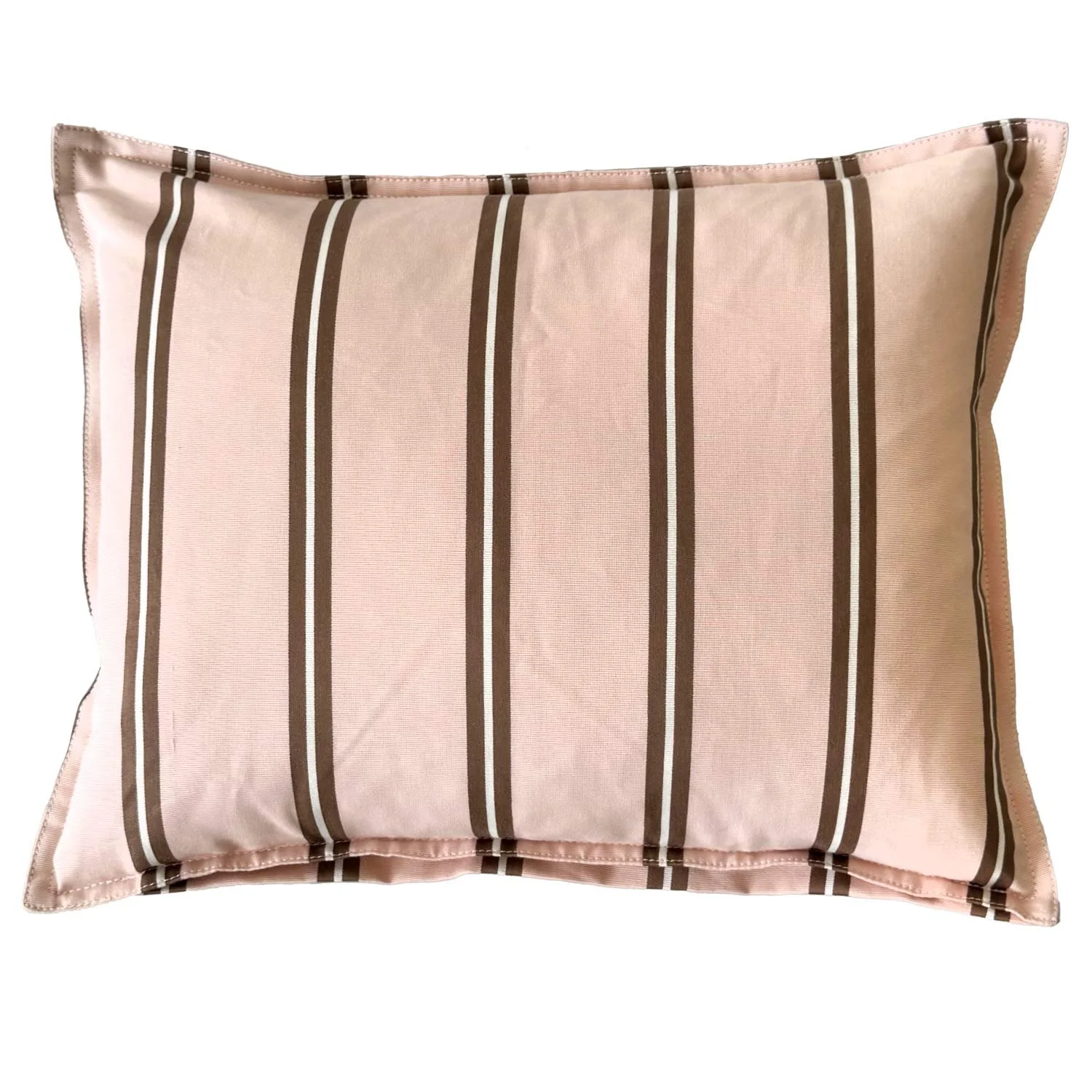 14 x 18 Pink and Chocolate Stripe