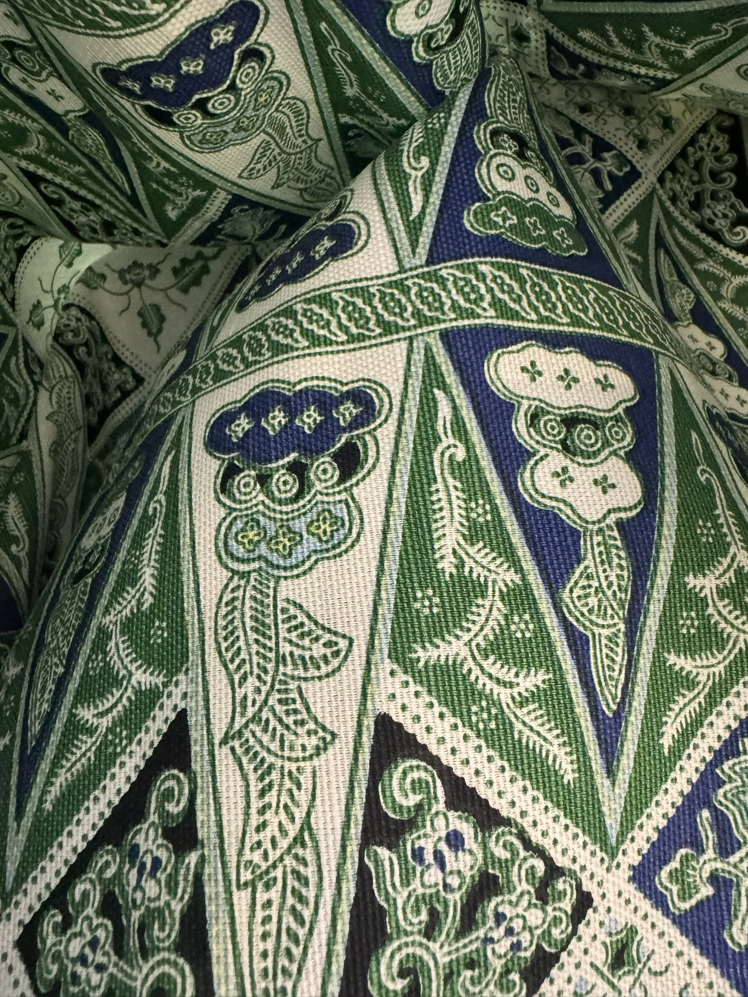 Quadrille China Seas Fabric Malay Batik 2 yards