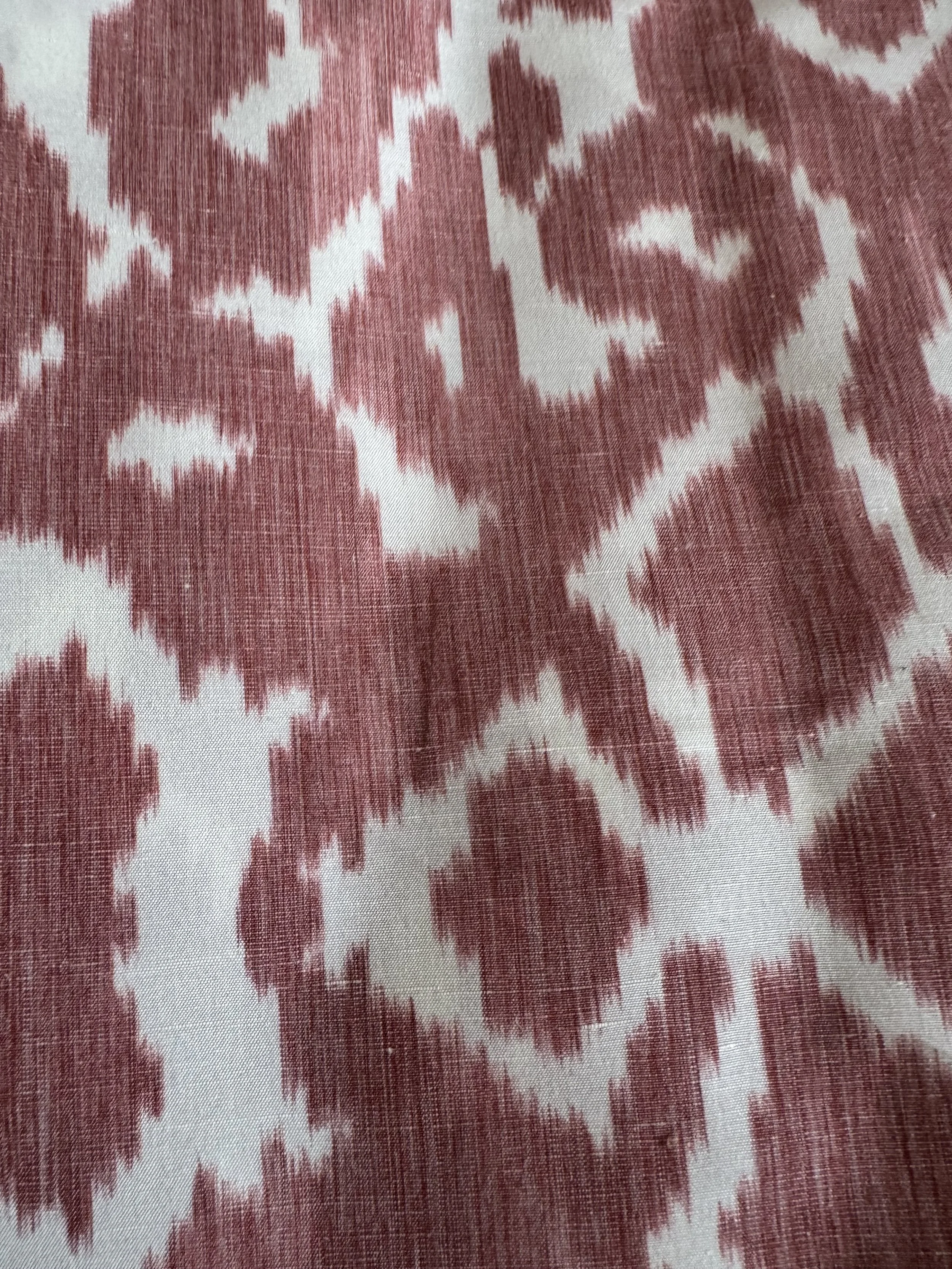 Lee Jofa Toponas Red Ikat Fabric