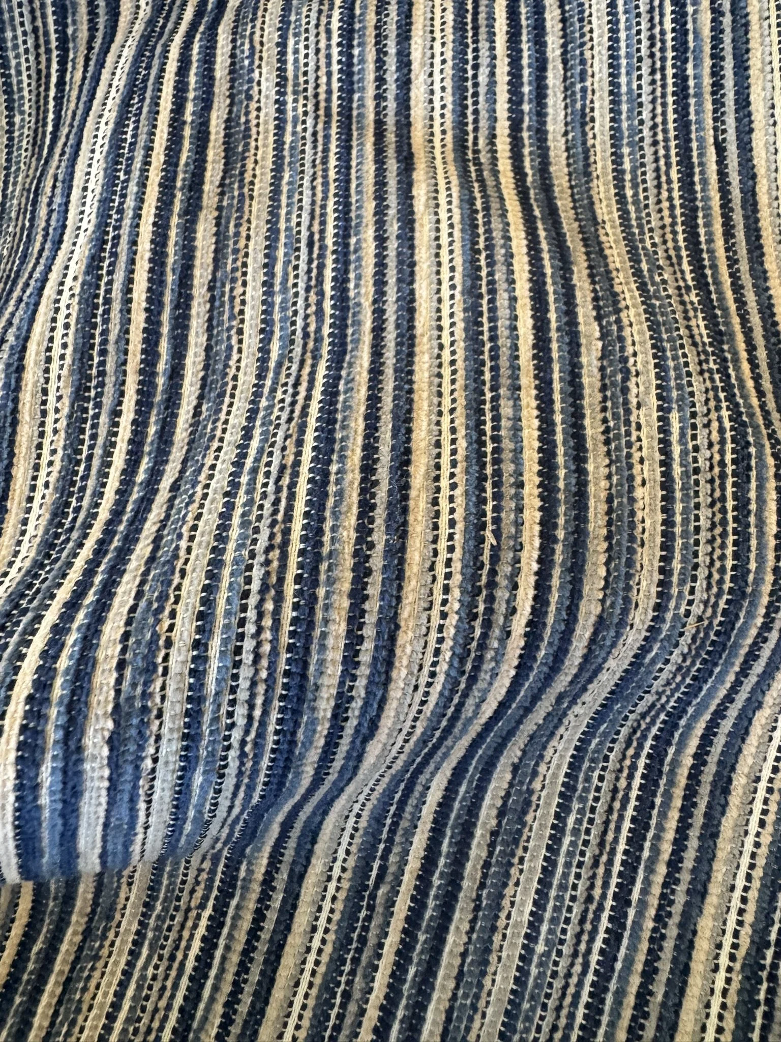 Kravet Fun Blue Stripe Woven 3 yards