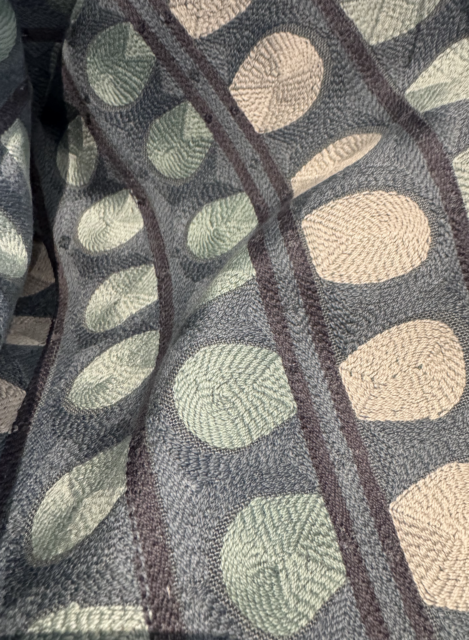 Kovi Storm Blue Embroidery Fabric 1+ yards