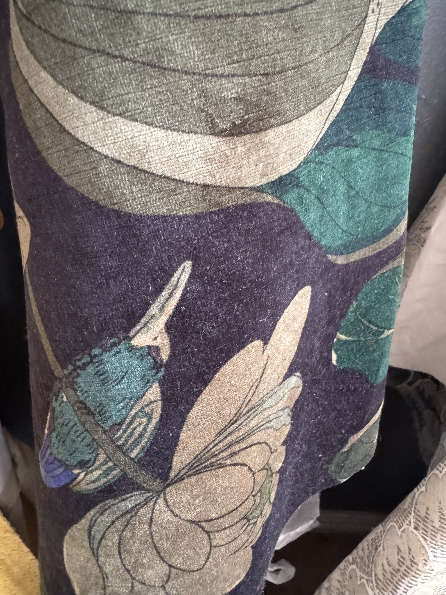 GPJ Baker Velvet Nympheus Indigo