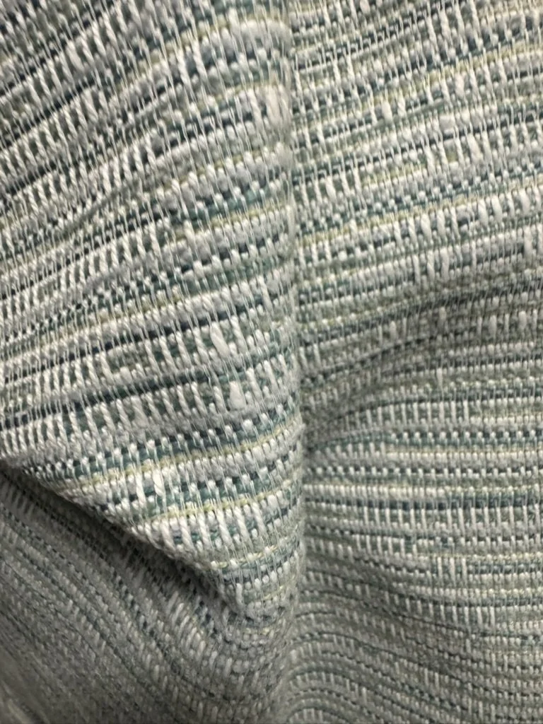 Aqua Woven Outdoor Fabric