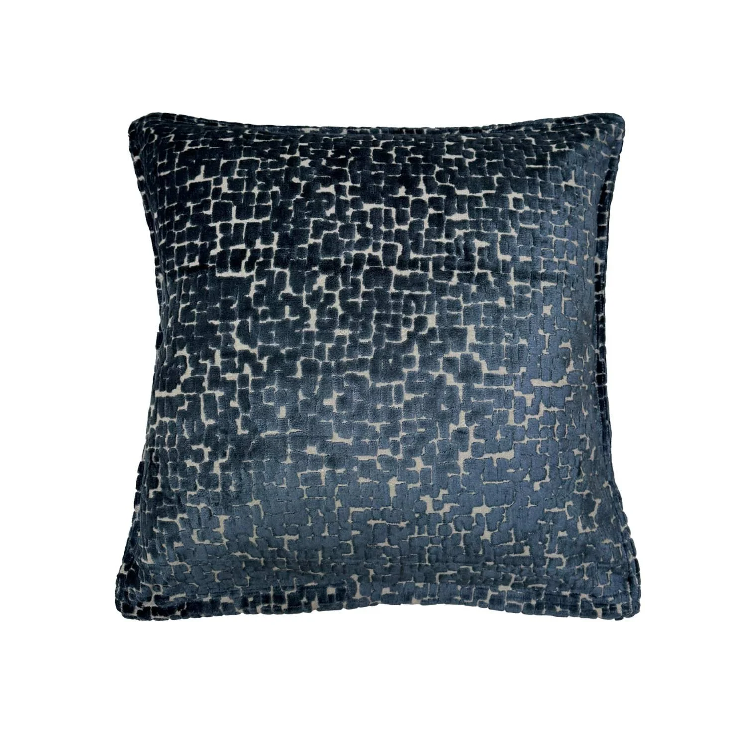 20 x 20 Clarke and Clarke Matone Cut Velvet Pillow