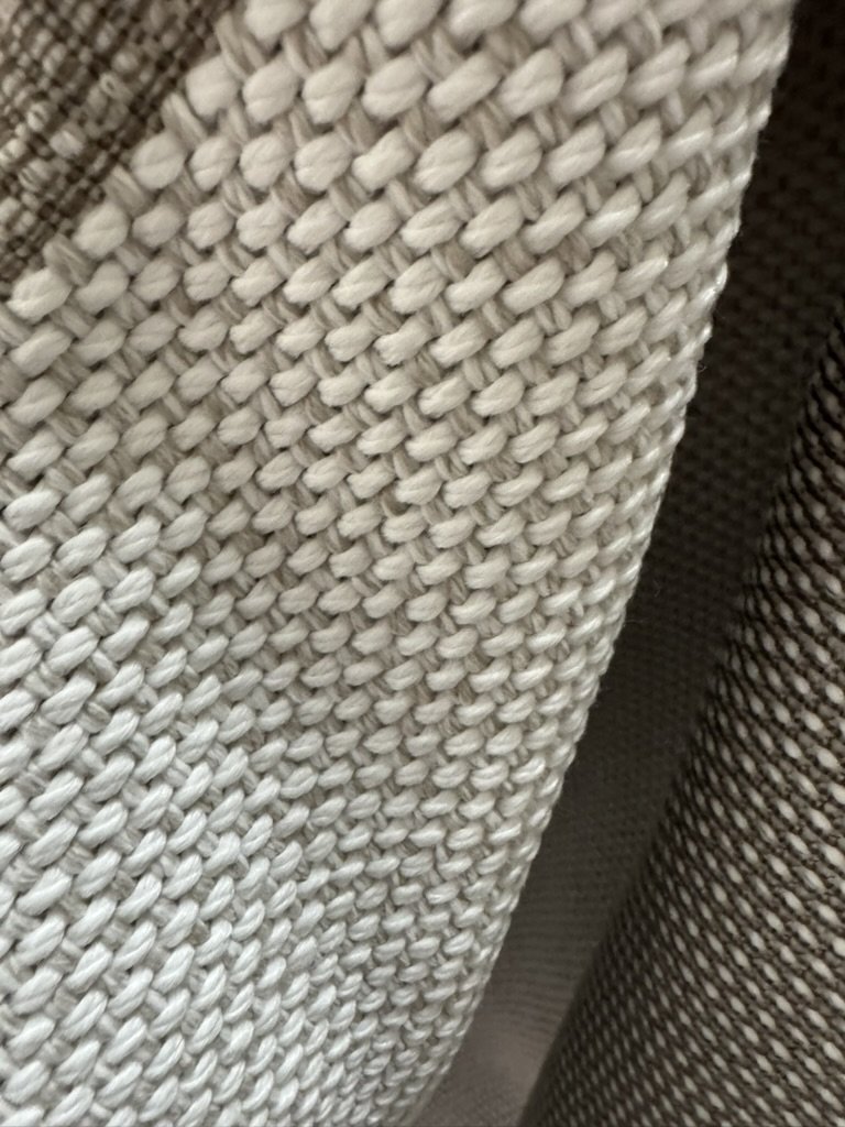 Creamy White Chunky Woven