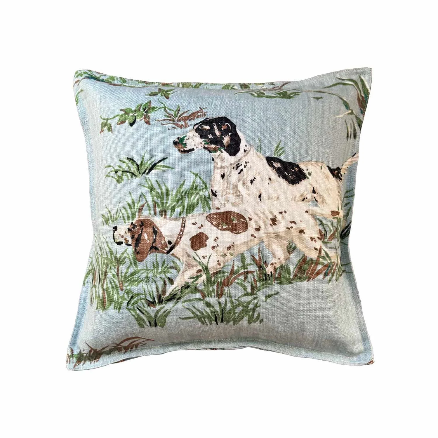 20 x 20 Scalamandre Pointers in Sky Blue Pillow