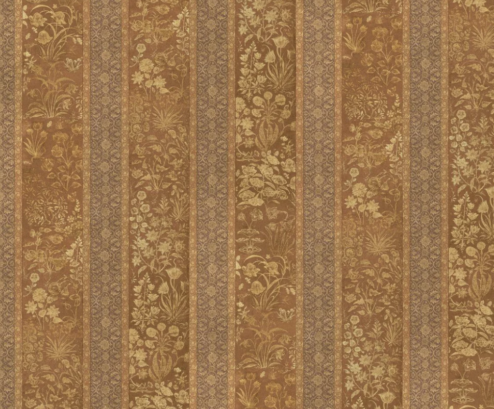 Schumacher Jahangir Stripe Fabric Gold by SO only
