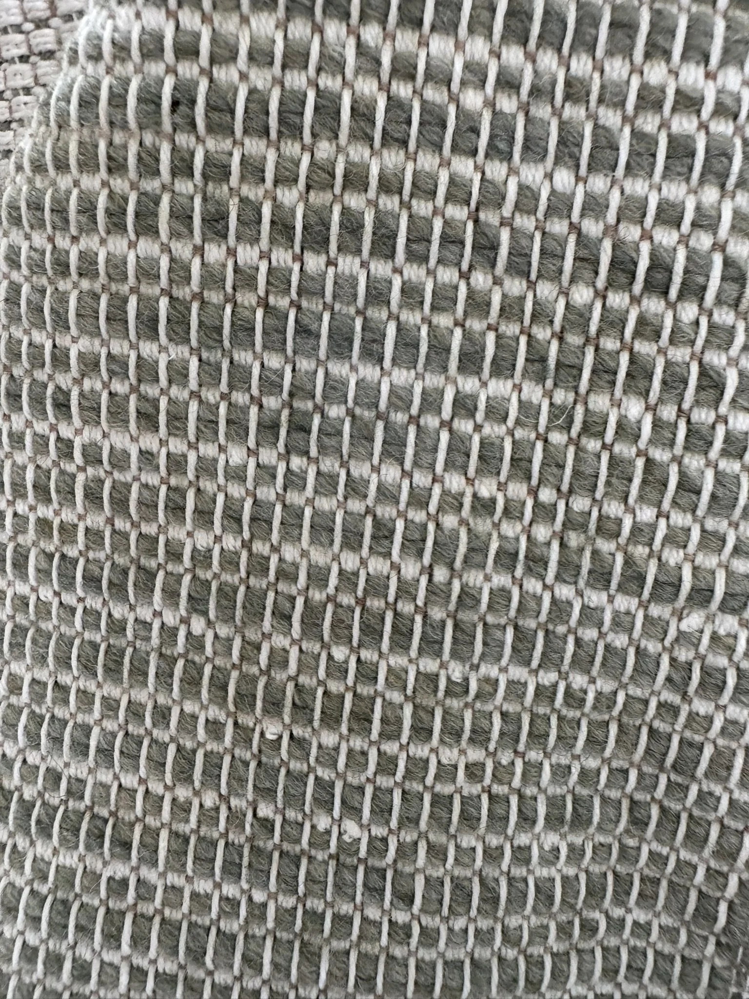 Pale Green Chunky Textured Fabric