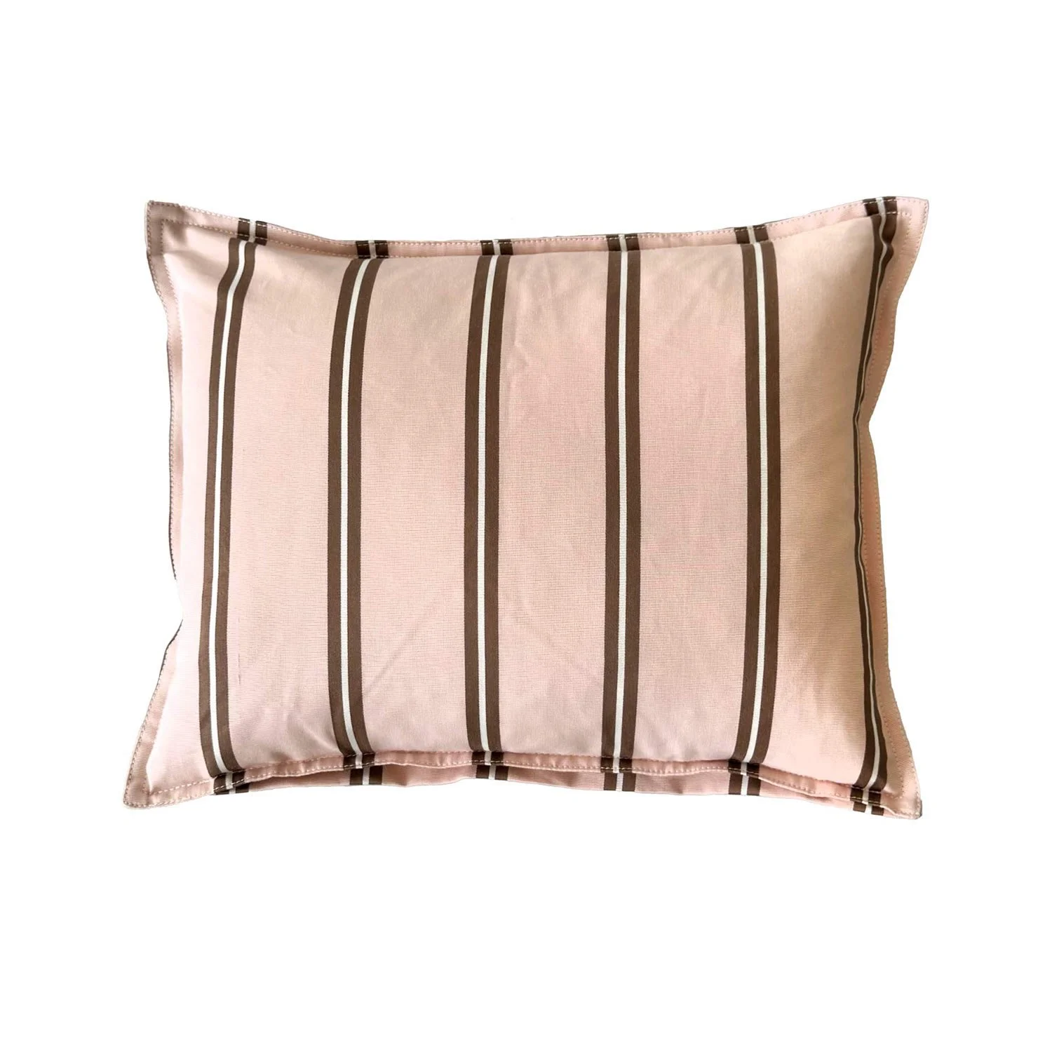14 x 18 Pink and Chocolate Stripe