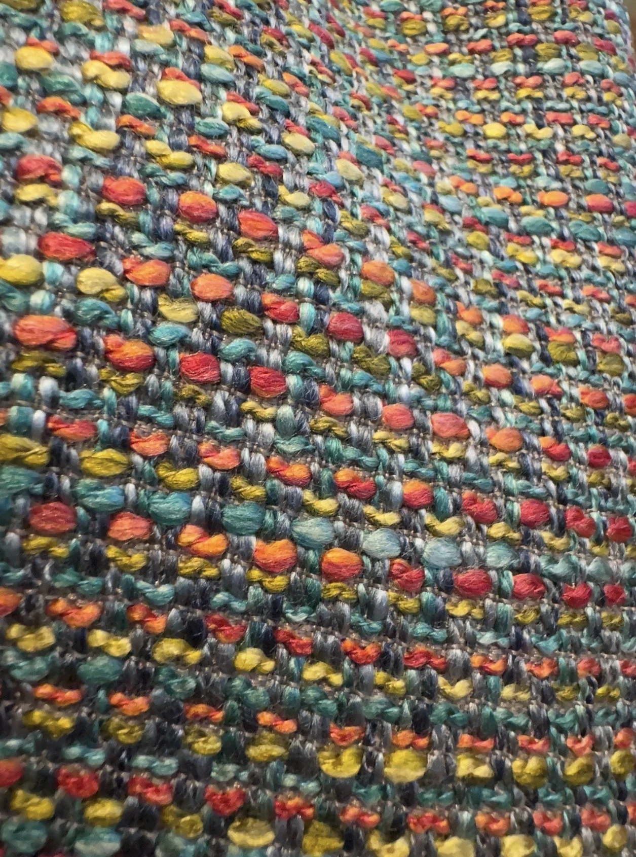 Scribe Teal Regal Colorful Multi Tweed 4 yards