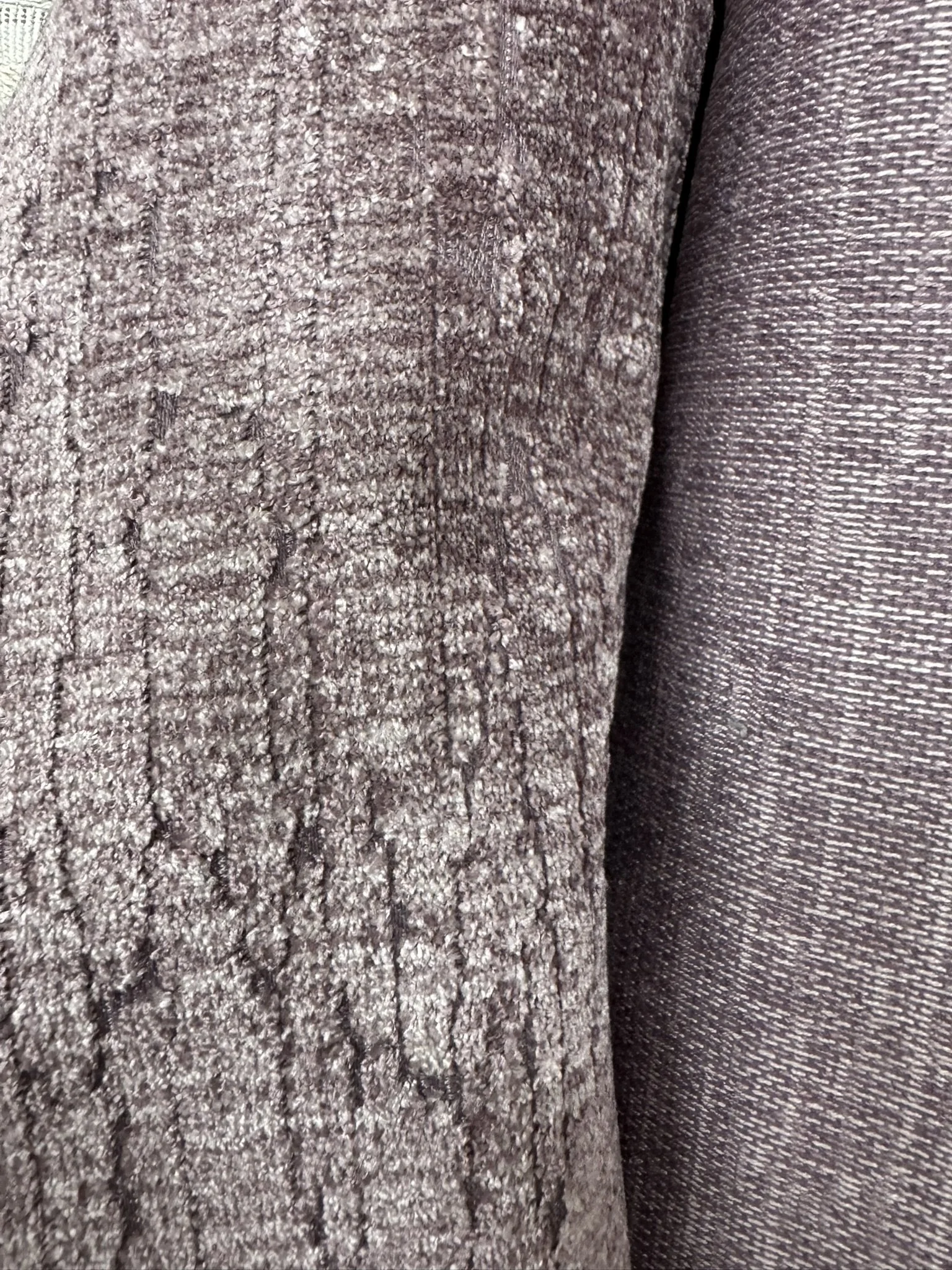 Lavendar Chenille Fabric