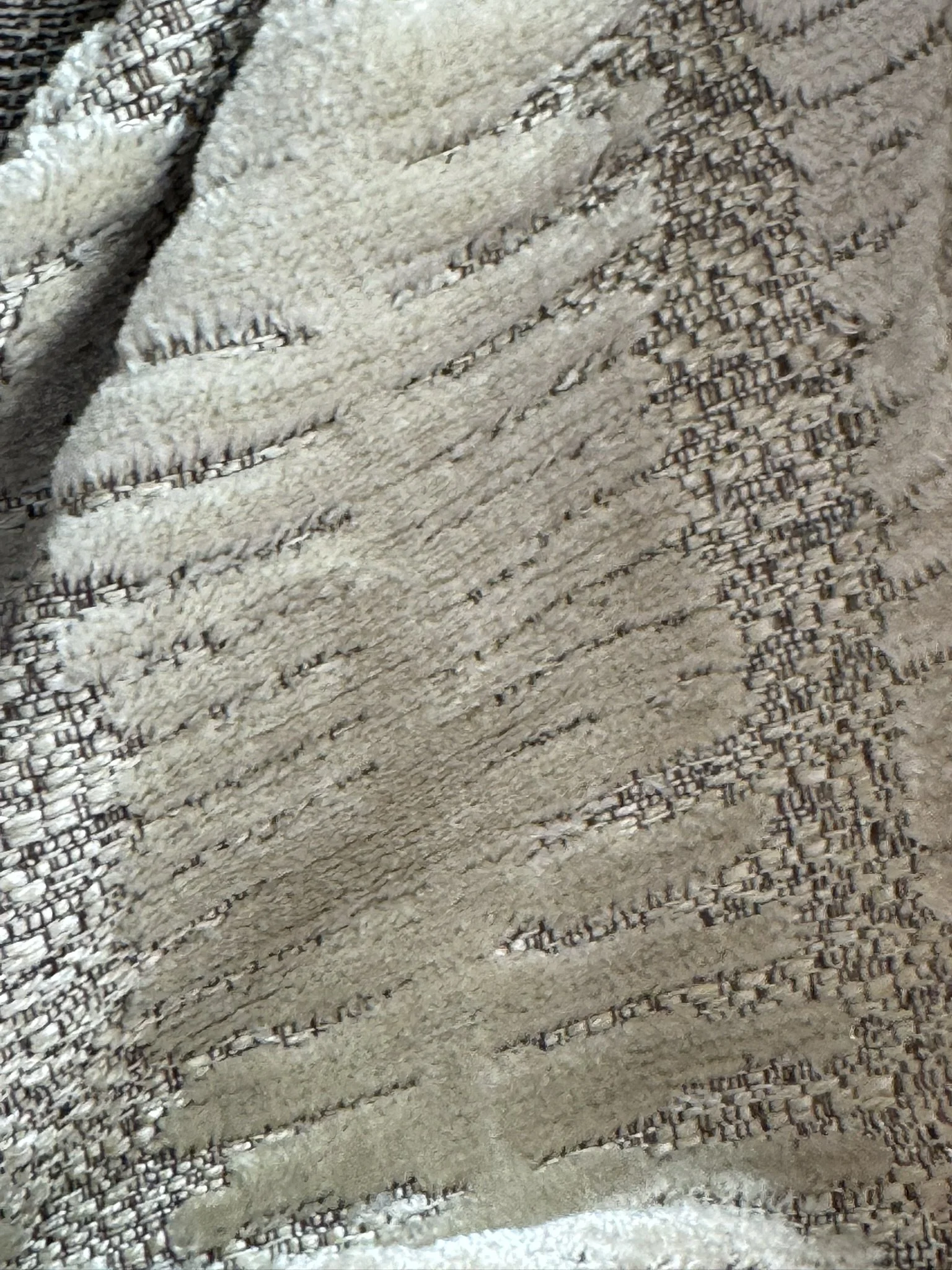 Tweedy Texture with Raised Pattern
