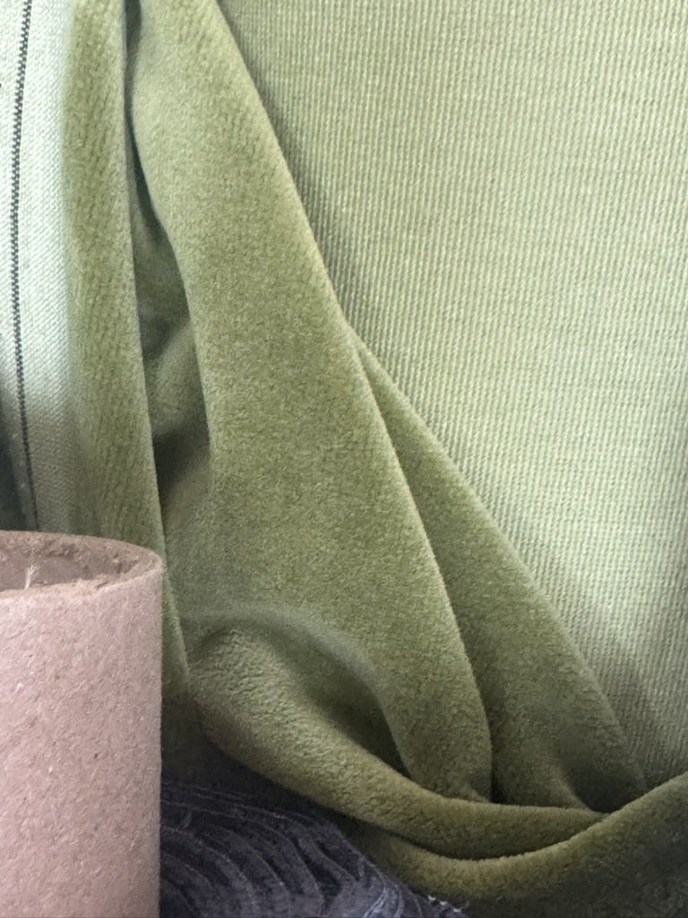 Pale Green Velvet