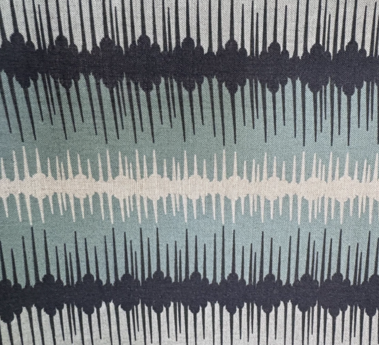Botanica Trading Ikat Broad Stripe Marine 7 yards
