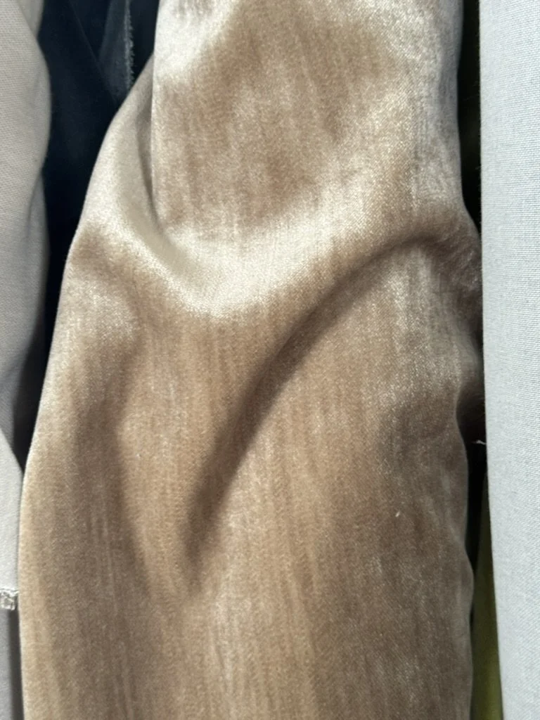 Gold With A Metallic Sheen Velvet