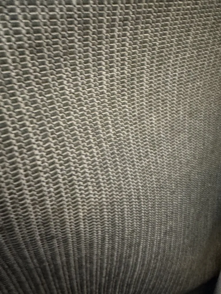 Olive Green Woven Chunky Wooly Fabric