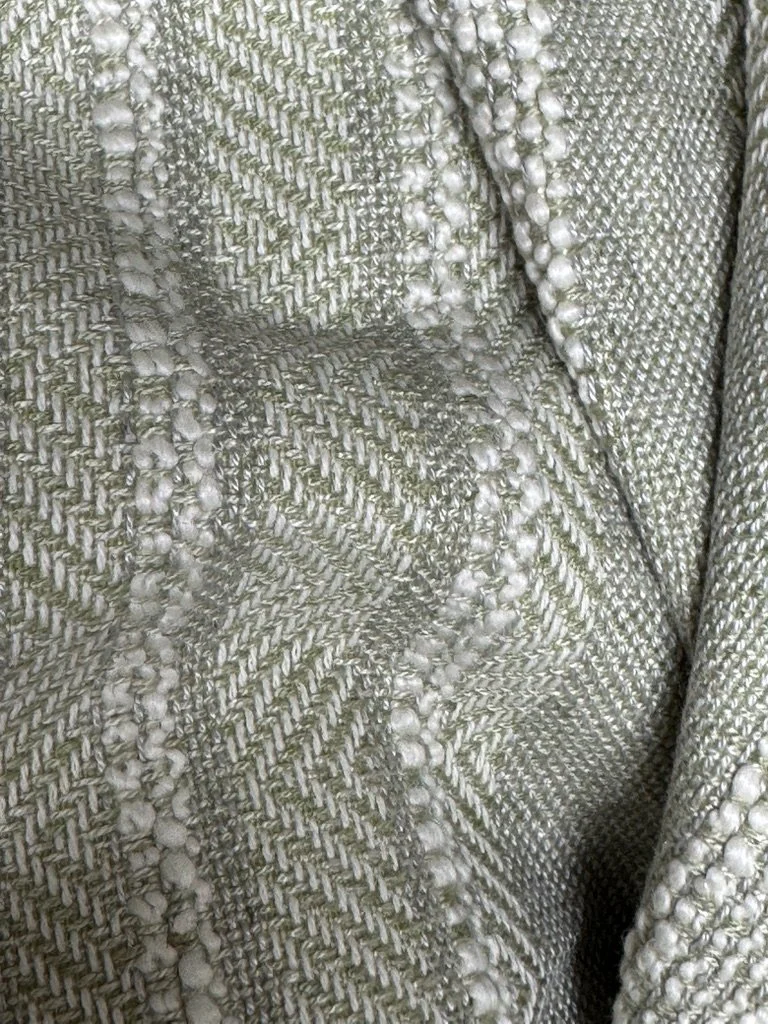 Chunky Pale Green Creamy Woven 1 +