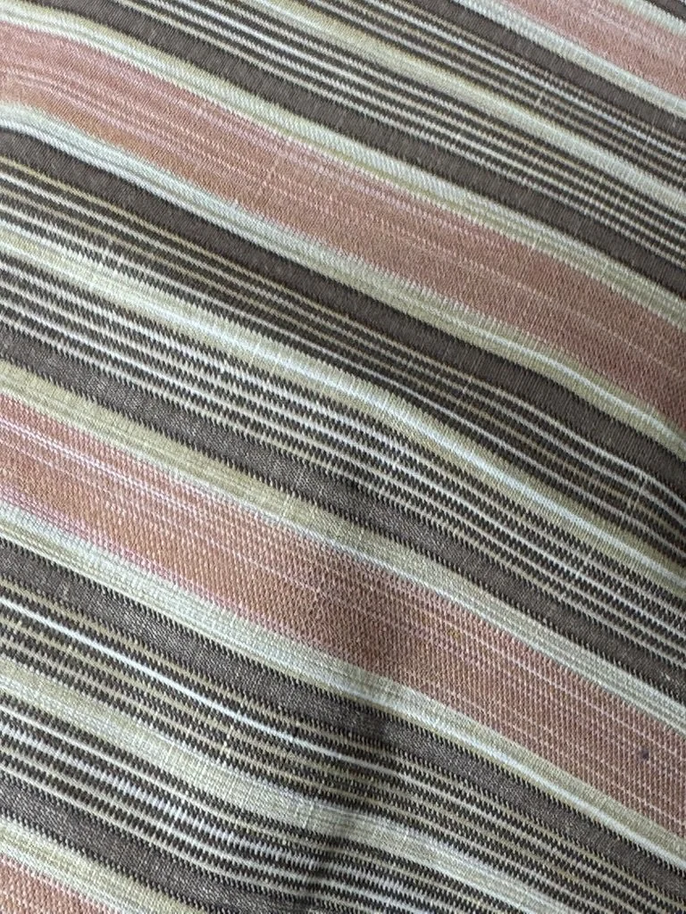 Brown and Pink Stripe 2 yards