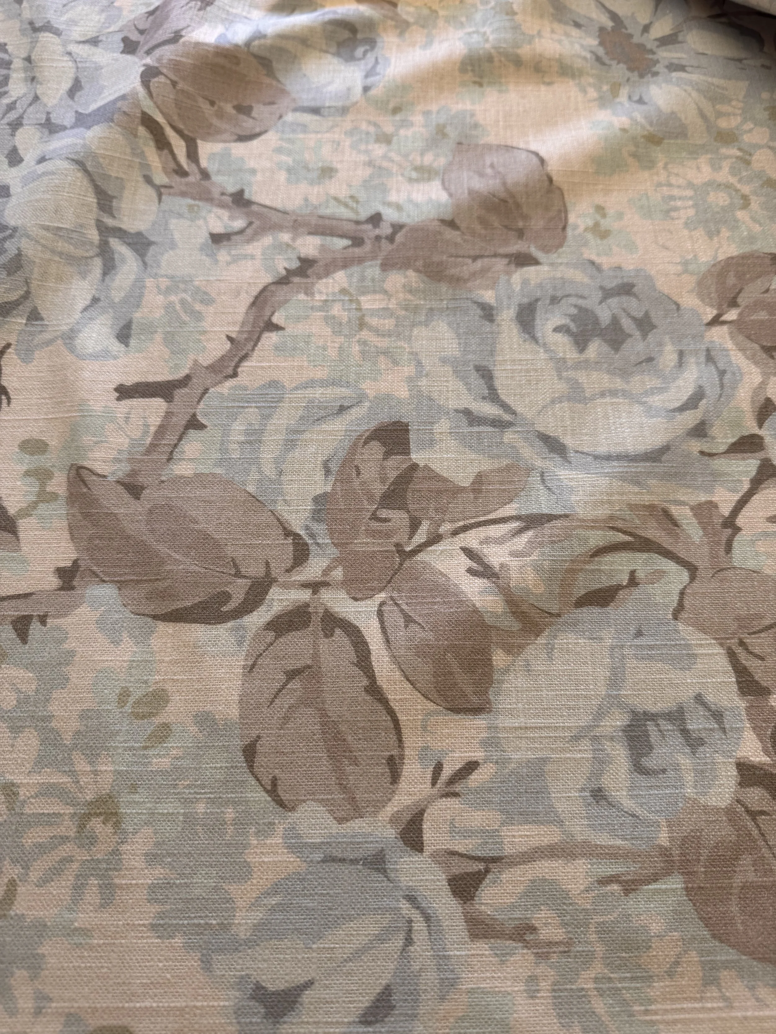 Pretty Blue Floral Print
