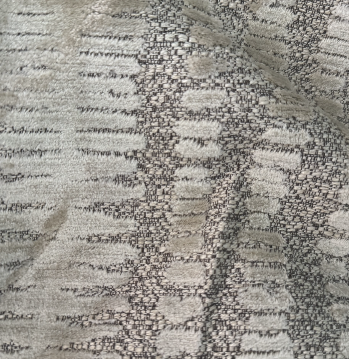 Creamy Textured Cut Velvet 4 yards