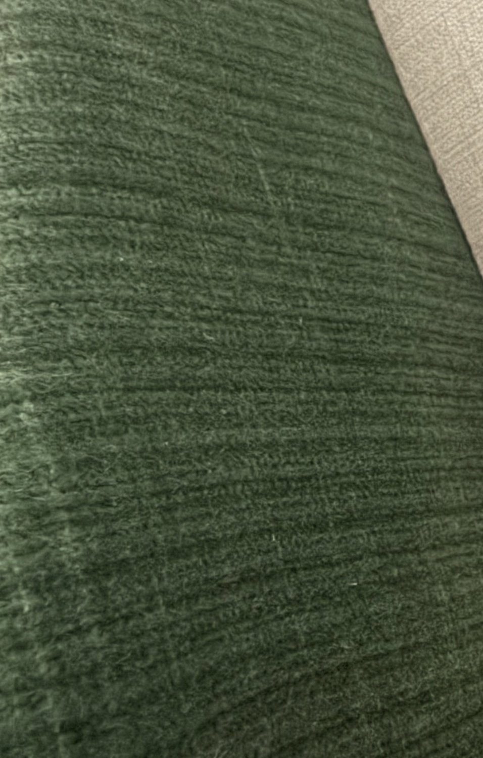 Bright Green Textured Velvet 7 yards