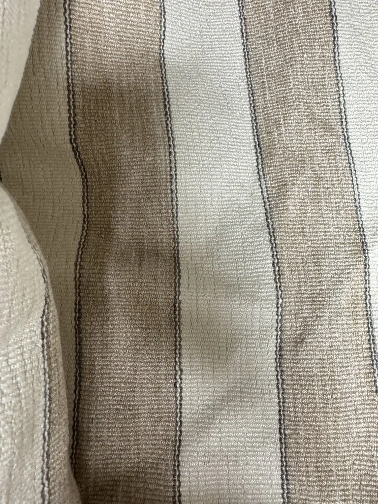Tan and Cream Stripe 1 yard
