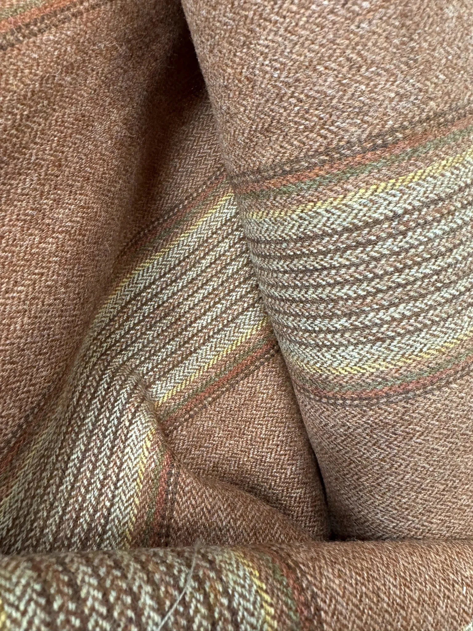 Southwestern Inspired Wooly Striped Fabric