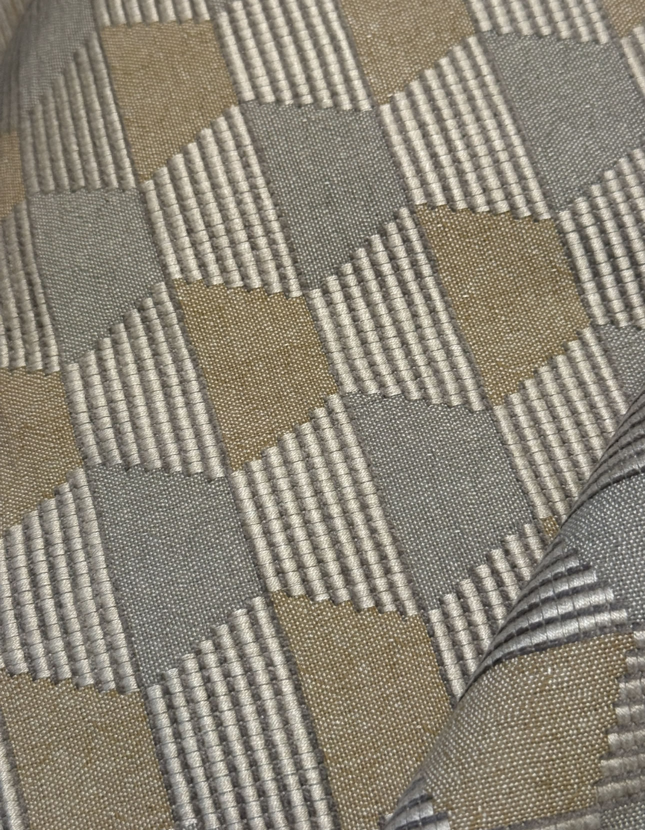 Tan and Grey Cute Woven 1 + yards