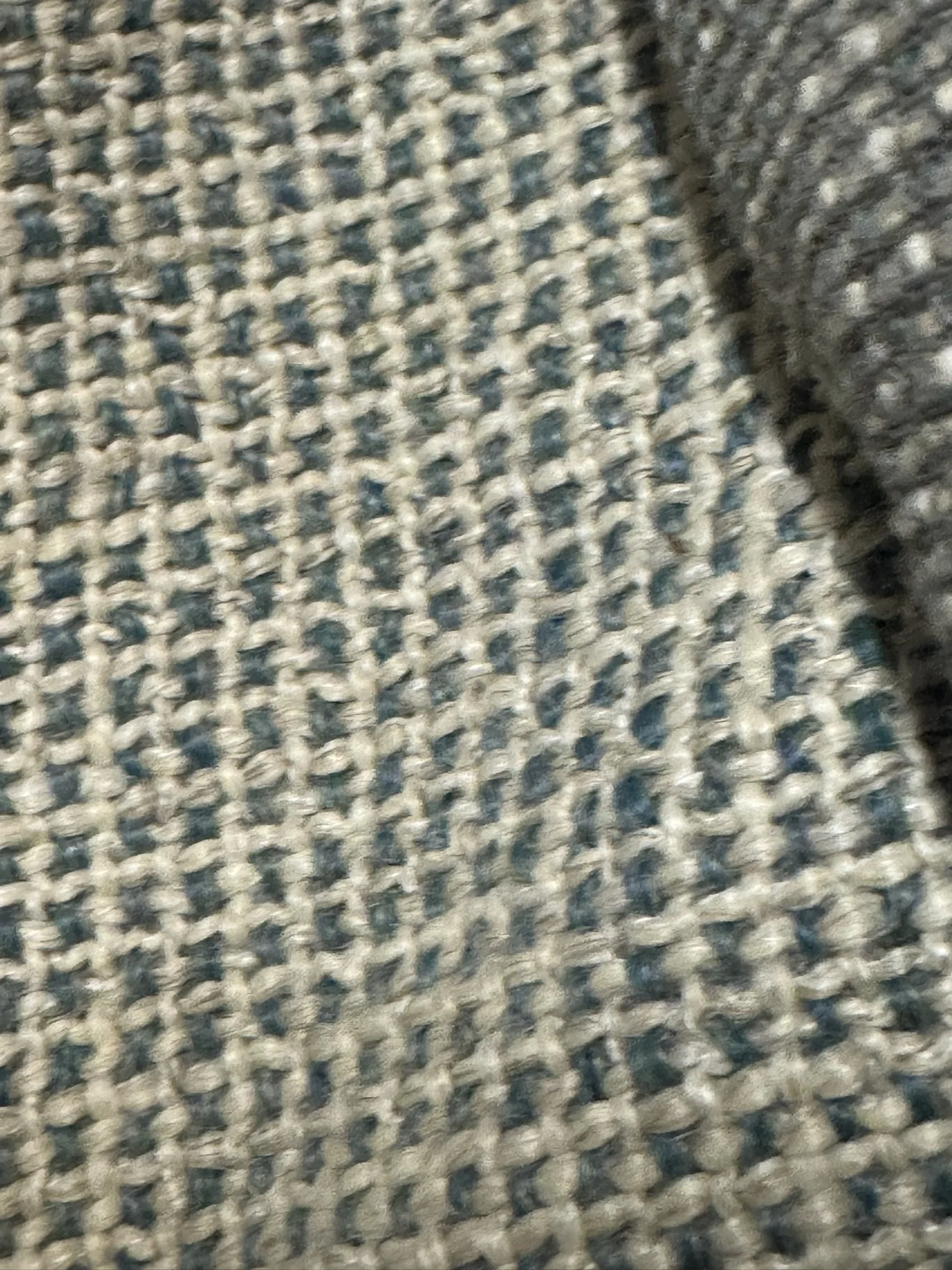Teal and Tan Tiny Woven