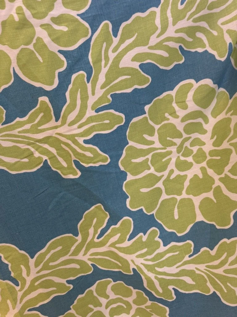 Stroheim Dana Gibson Peony Fabric Green (Discontinued)