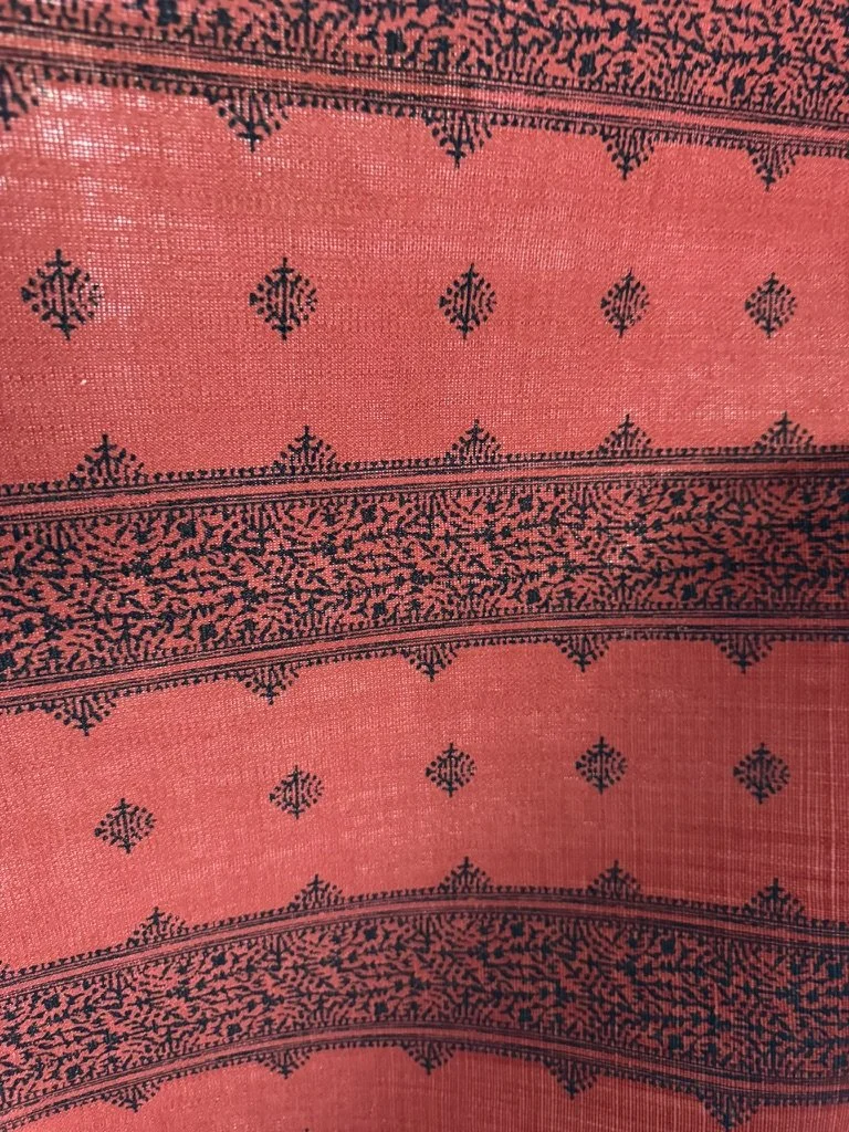 Peter Dunham Fez Stripe Indigo and Raspberry