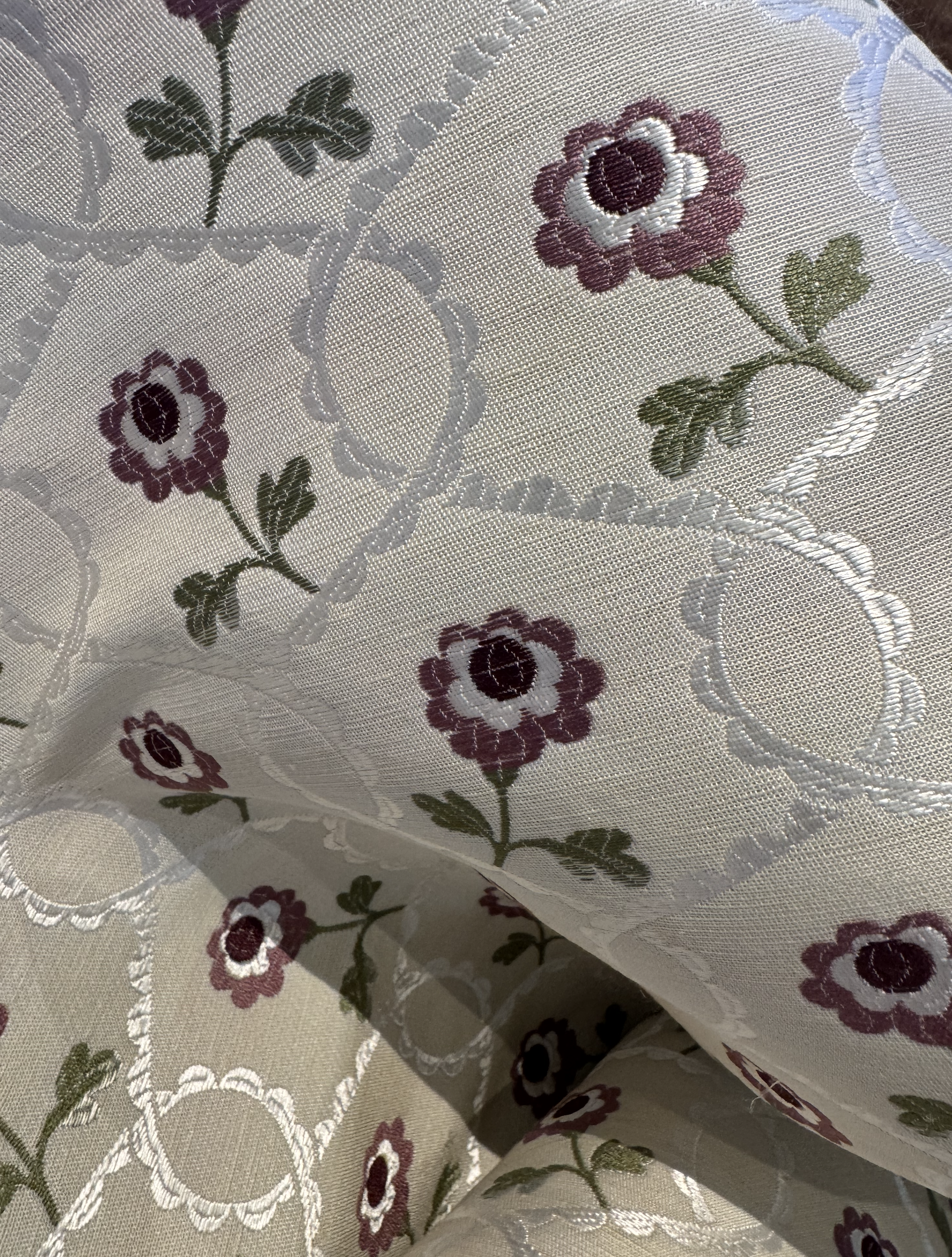 Darling Embroidered Floral 4 yards