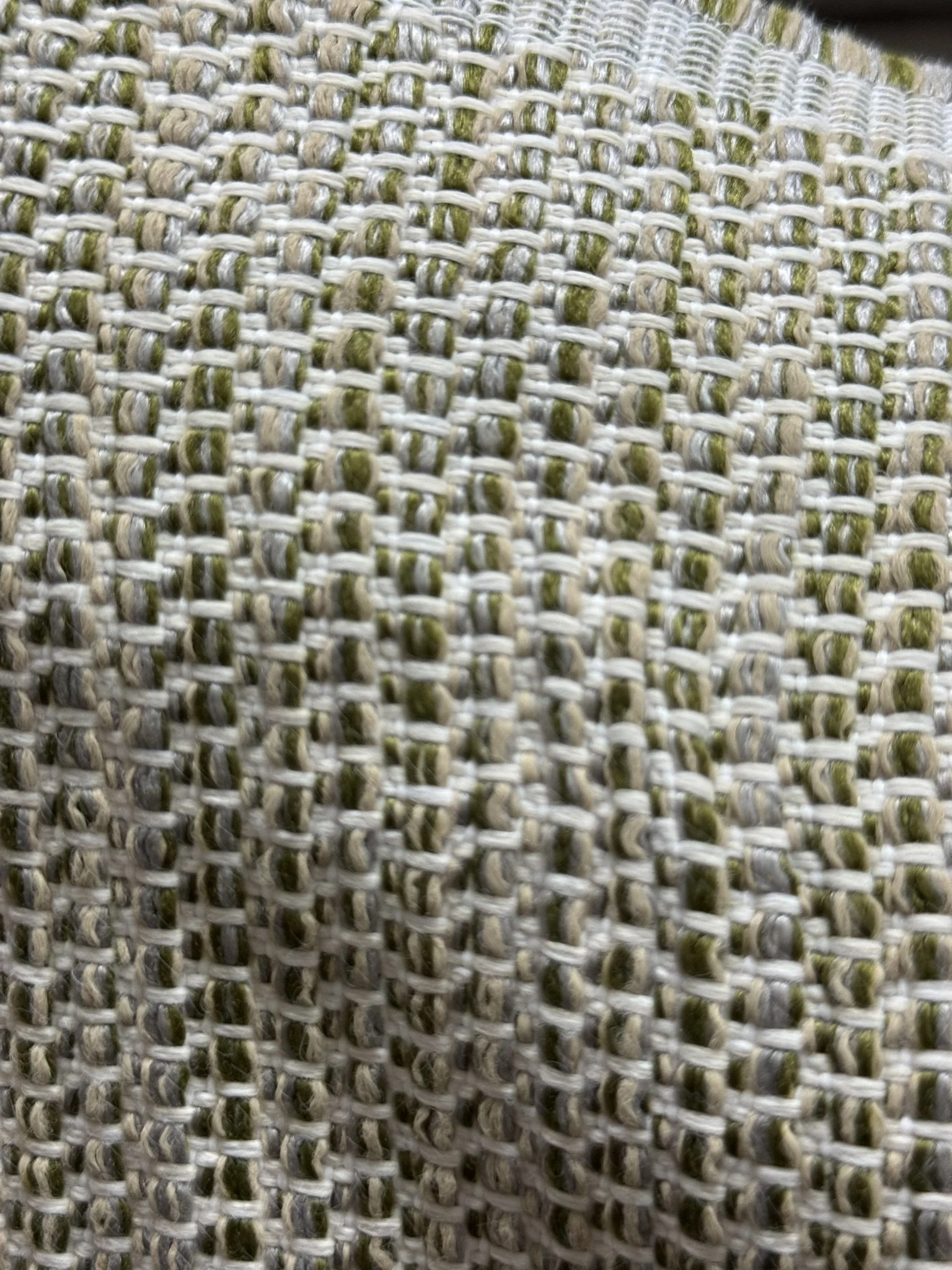 Green Multi Woven 1 yard