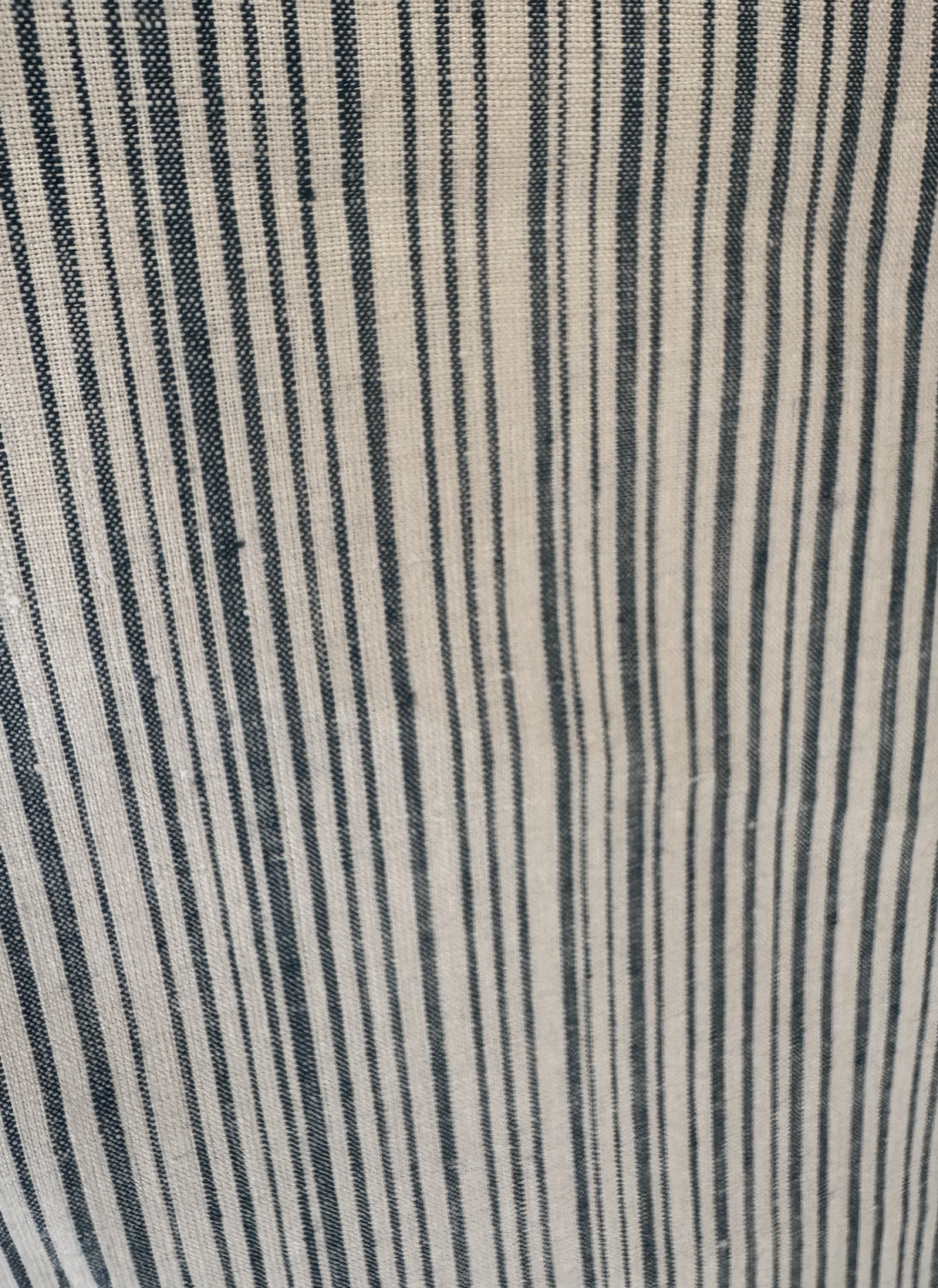 Dark Green and Tan Striped Fabric