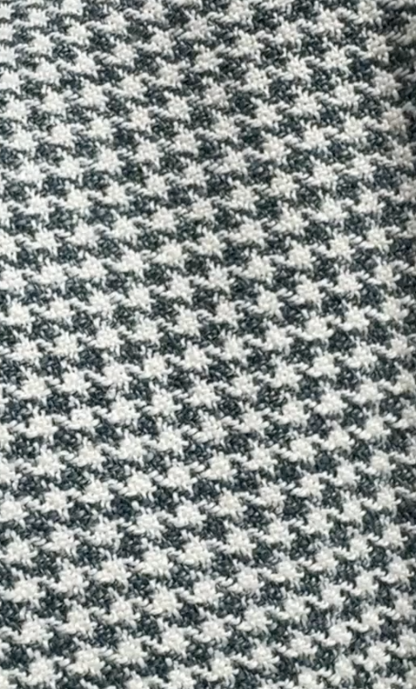 Blue Houndstooth Fabric