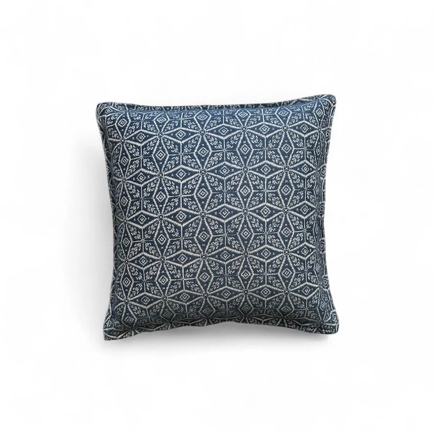 20 x 20 Soane Kalidiscope Indigo Weave Pillow