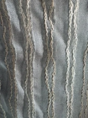 Pale Blue with White Stitching 8 yards