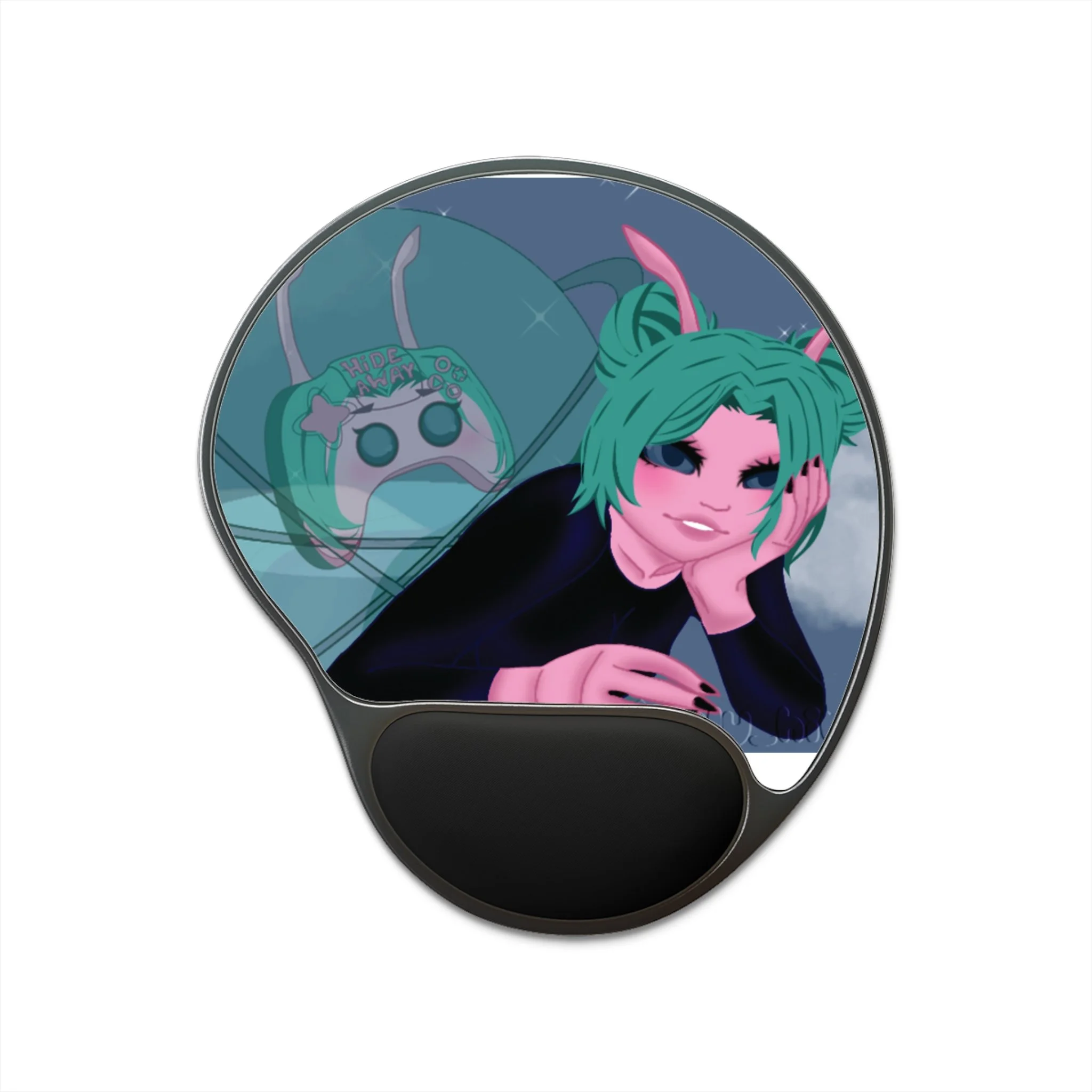 vtuber Mouse Pad with Wrist Rest