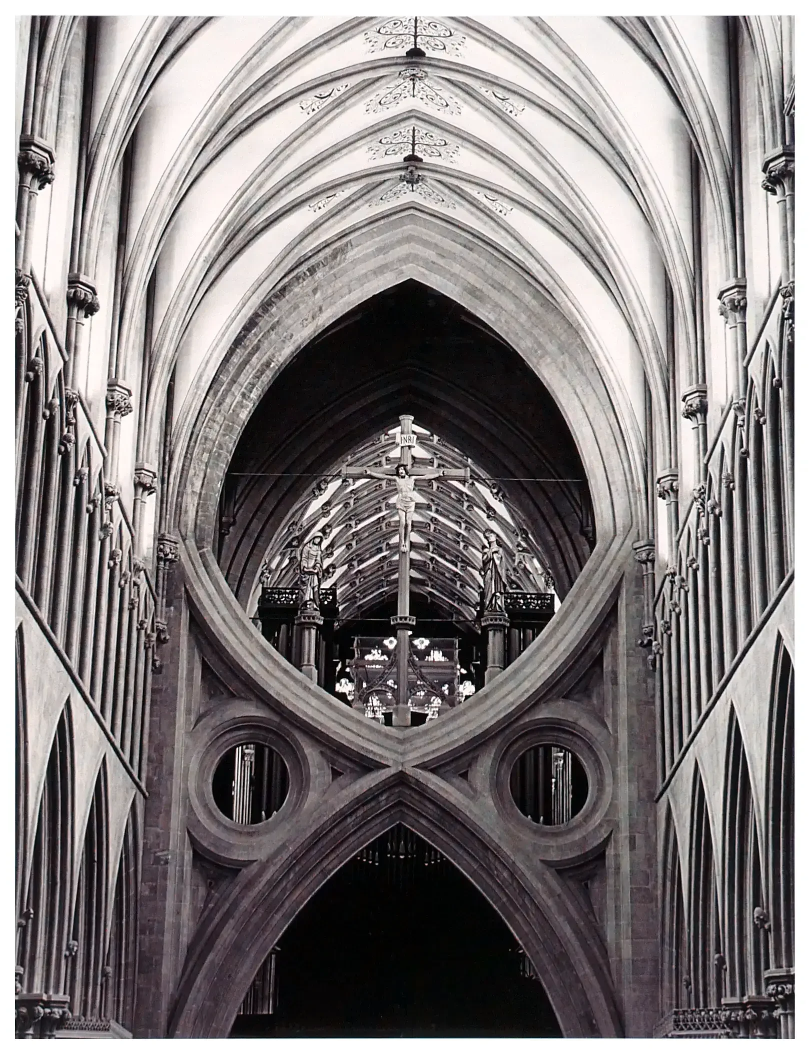 Scissor Arches (Warmtone Print)