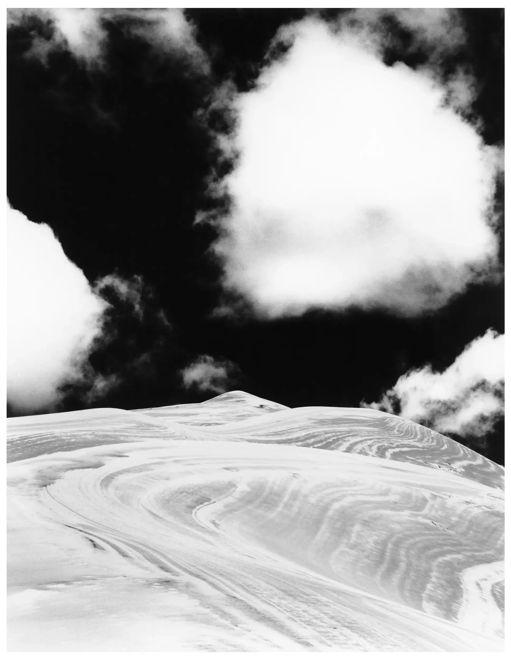 Drying Dune and Clouds