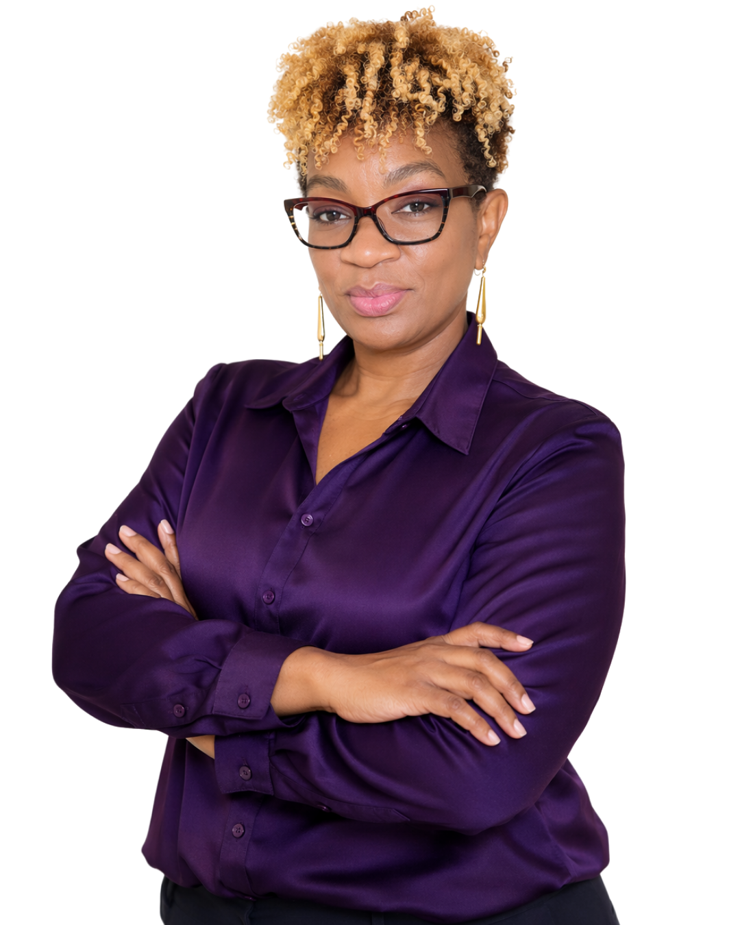 Portrait of Shalanda Hearne, cultural shifter, faith-based relationship coach, and business consultant.