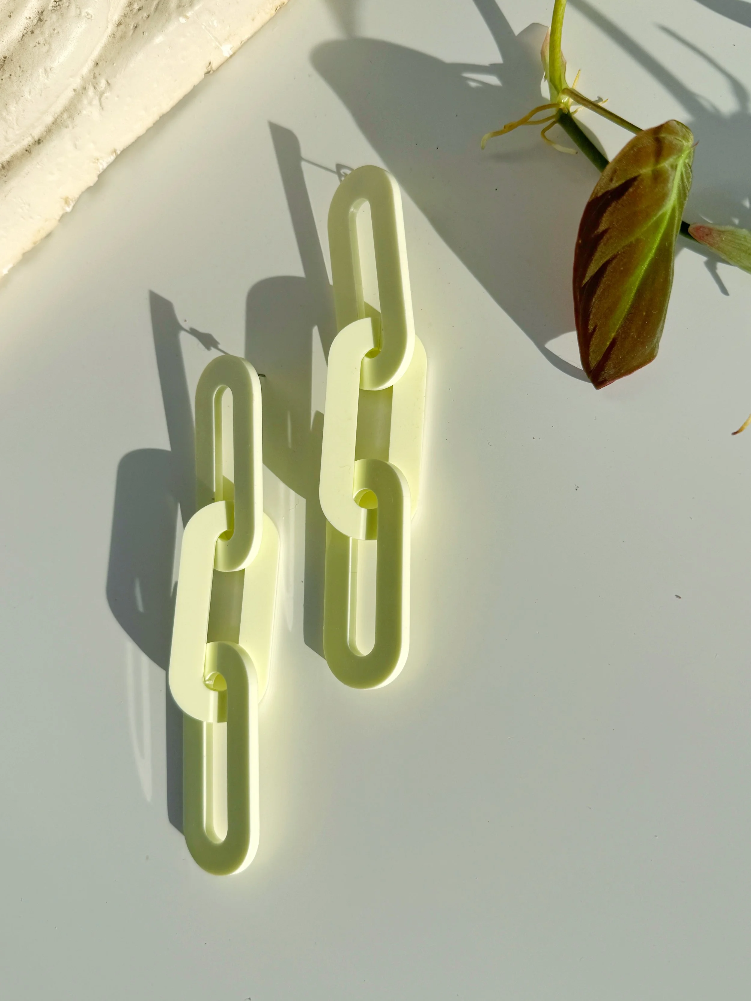 The Spano Earring in Lemon Ice Acrylic (Midi or Maxi)