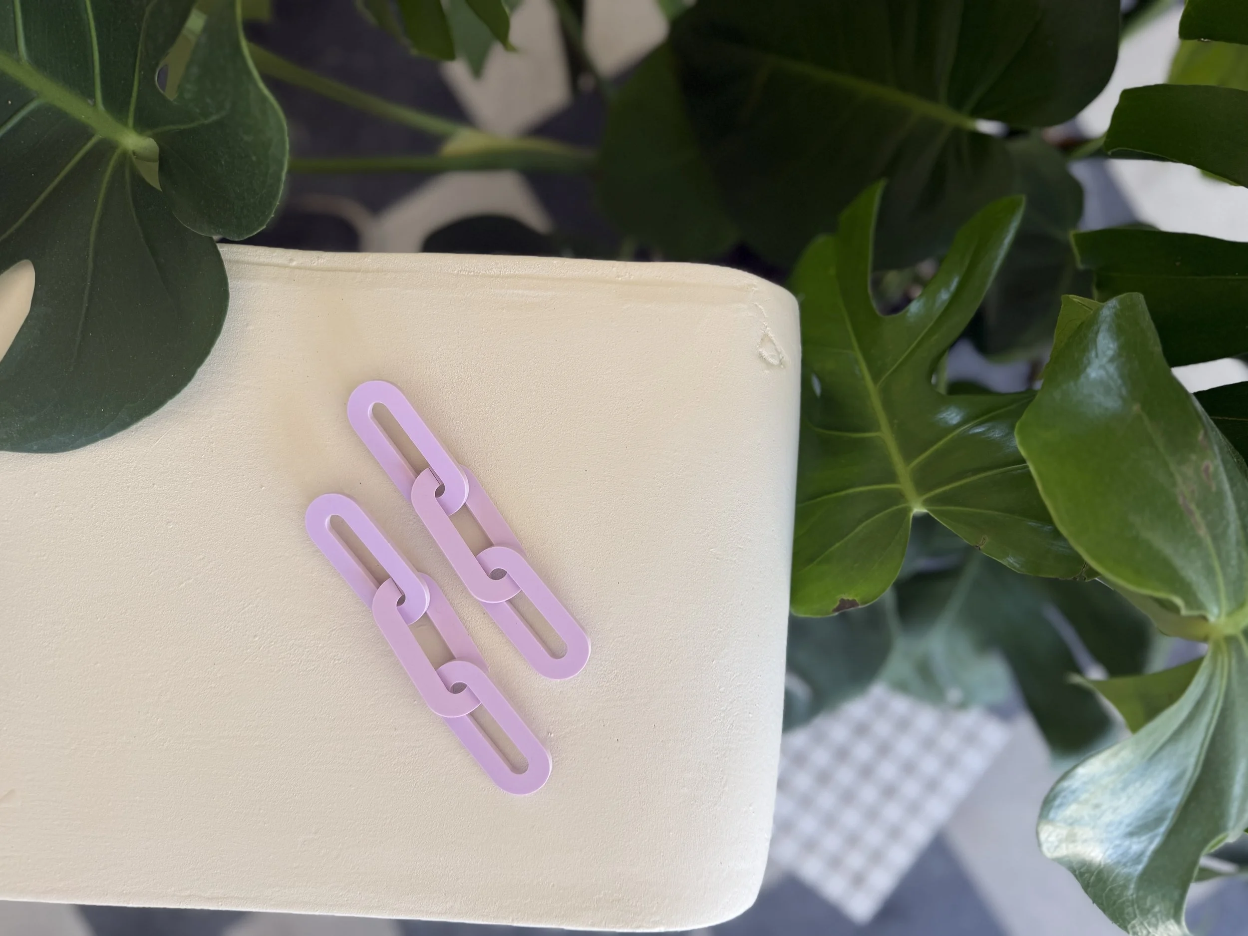 The Spano Earring in Baby Pink (Midi or Maxi)