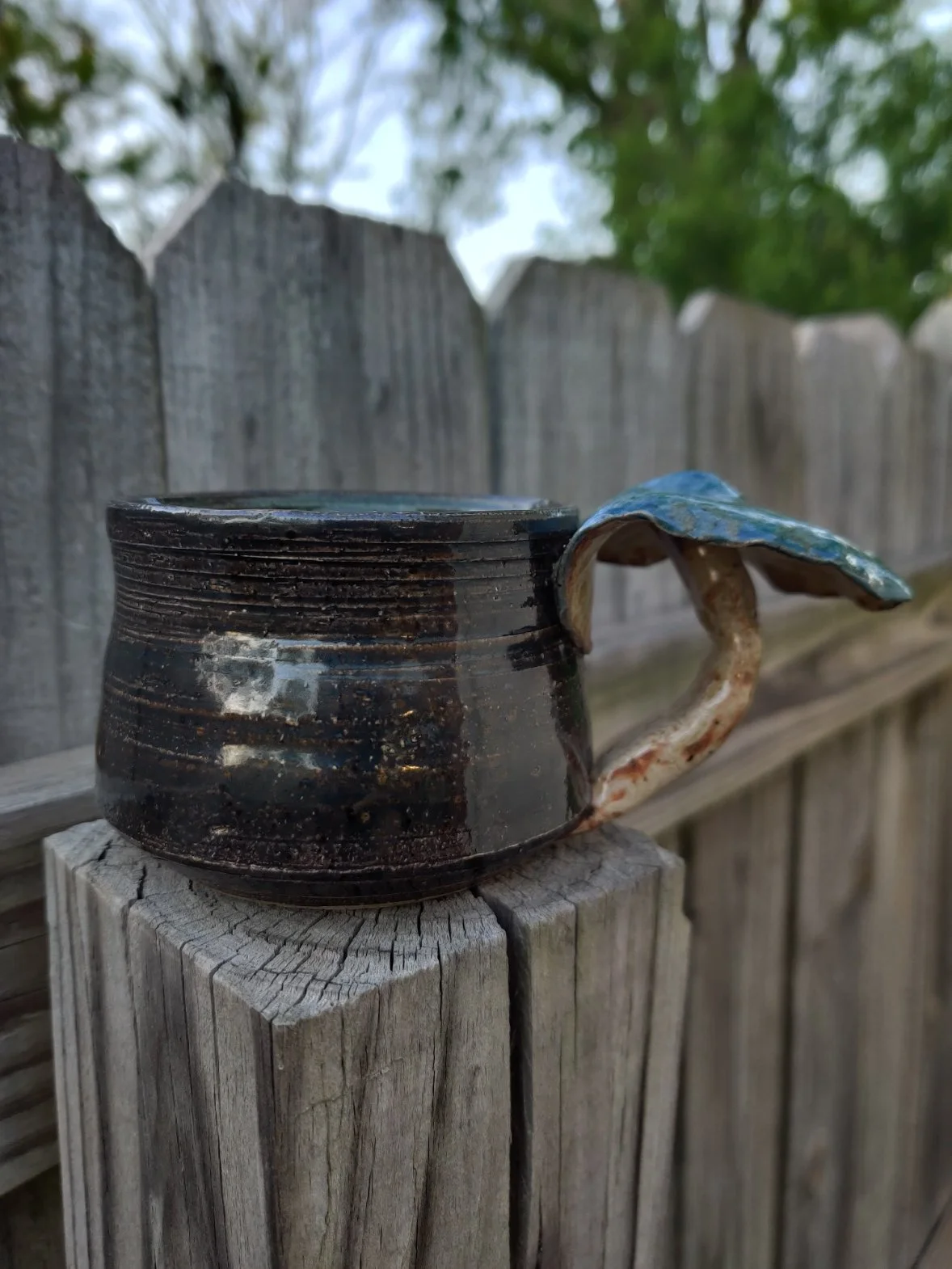 Green Quilt Russula Mug