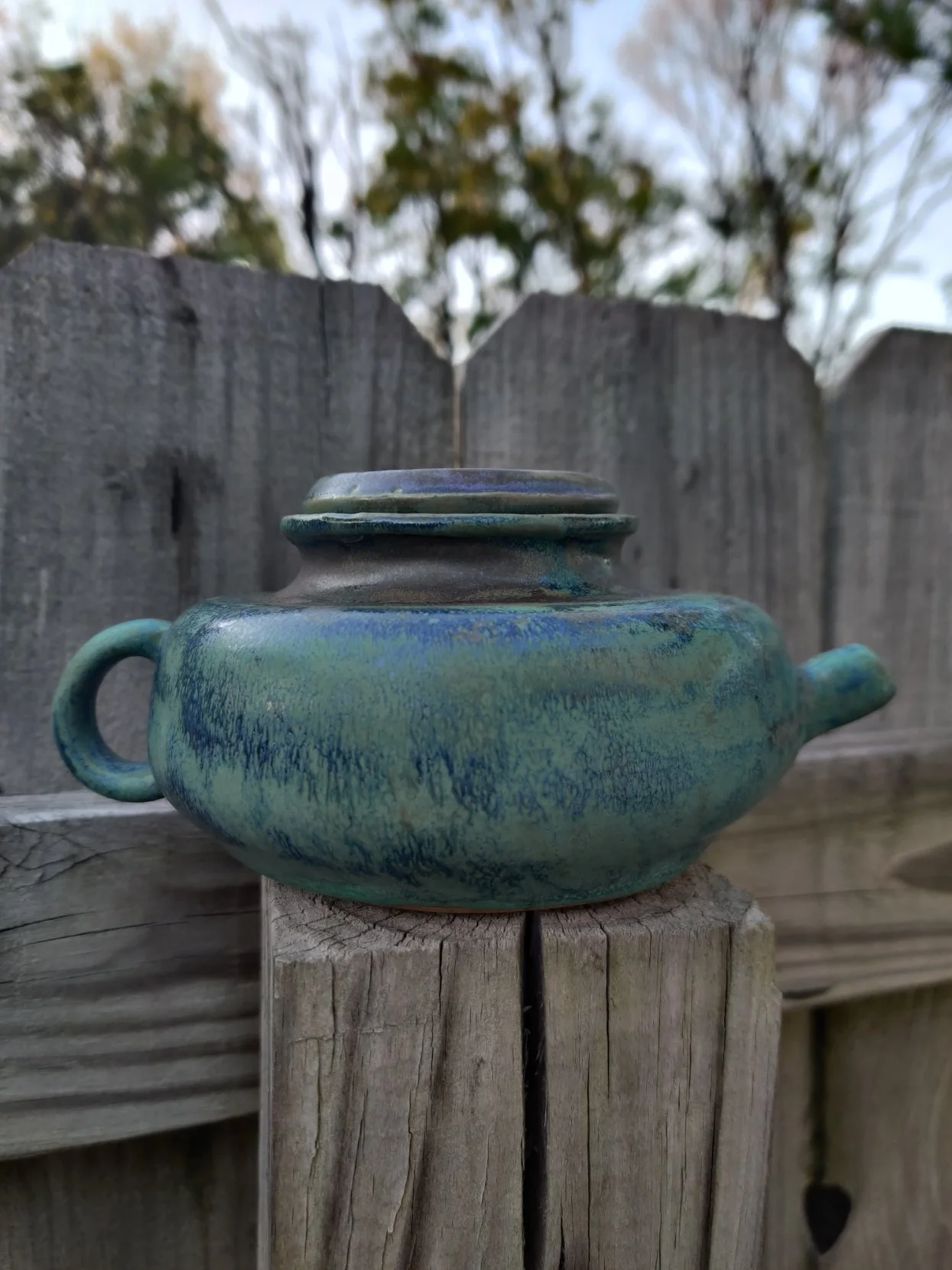 Mountain Lake Teapot