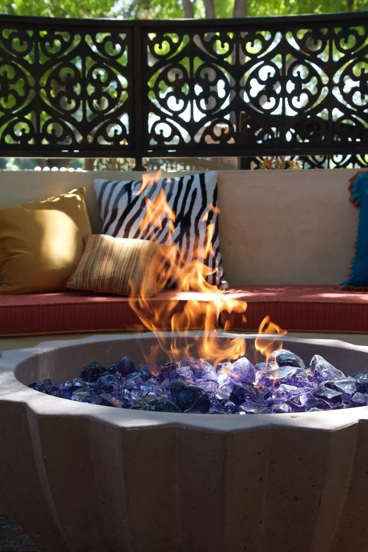 Artistic Mediterranean Courtyard