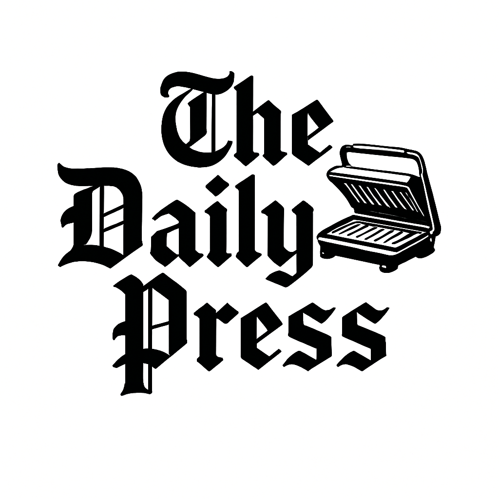 The Daily Press logo - pressed sandwiches (panini) and catering