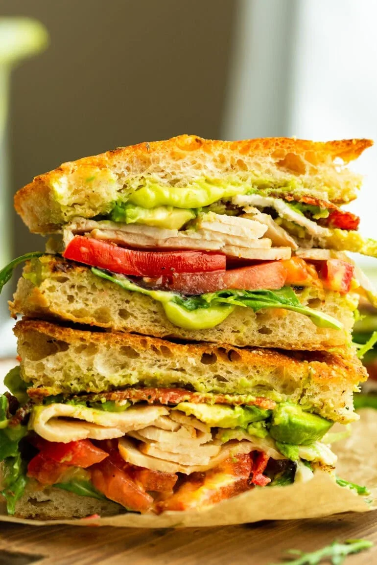 Pressed sandwiches (paninis) made fresh at The Daily Press
